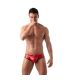 TOF Paris Vinyl Jock Brief in Rood