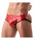 TOF Paris Vinyl Jock Brief in Rood