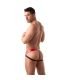 TOF Paris Vinyl Jock Brief in Rood