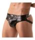 TOF Paris Vinyl Jock Brief in Zwart