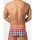 Toot Plaid Super Nano Boxershort in Rood