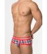 Toot Plaid Super Nano Boxershort in Rood