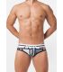 Toot Squarre Pattern Brief in Wit