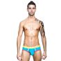 Andrew Christian Color Vibe Sport Brief in Teal