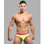 Andrew Christian Coolflex Tagless Brief in Lime