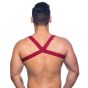 Andrew Christian Crave Mesh Harness in Red