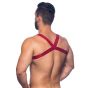 Andrew Christian Crave Mesh Harness in Red