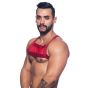 Andrew Christian Crave Mesh Harness in Red