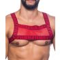 Andrew Christian Crave Mesh Harness in Red