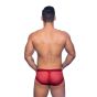 Andrew Christian FUKR Crave Mesh Brief in Red