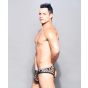 Andrew Christian Lattice Lace Locker Room Jockstrap with Almost Naked