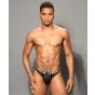 Andrew Christian Plush Sheer Strip String mit Almost Naked