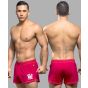 Andrew Christian Retro Phys. Ed Shorts in Red