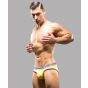 Andrew Christian Retropop Brief mit Show-It in Gelb