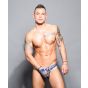 Andrew Christian Sheer Star Sparkle Thong with Almost Naked