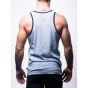 Andrew Christian Summer Tank-Top in Blauw in Blau