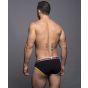 Andrew Christian Tighty Whitie Tagless Fly Brief in Black
