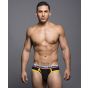 Andrew Christian Tighty Whitie Tagless Fly Brief in Schwarz