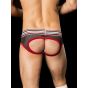 Barcode Berlin Bond Street Backless Brief in Schwarz/Rot