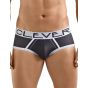 Clever Extra Sense Piping Brief in Schwarz