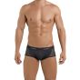 Clever Glamour Piping Brief in Black