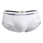 Clever Glamour Piping Brief in White