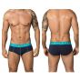  Clever Open Sky Piping Brief in Marineblau