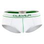 Clever Radical Piping Brief in White