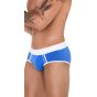 Clever Tethis Piping Brief in Blau