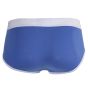Clever Tethis Piping Brief in Blau
