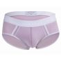 Clever Tethis Piping Brief in Lila 