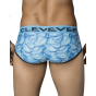 Clever Wind Piping Brief in Hellblau