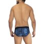 Hawai Printed Microfiber Brief in Royal Blue