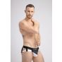 Maskulo Jockstrap mit Doppel Lagiger Pouch in Weiß/Schwarz