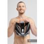 Maskulo Militair Brief mit Hebeband C-Ring in Schwarz