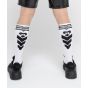 Maskulo Skulla Fußballsocken in Weiß