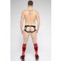 Maskulo Skulla Jockstrap in Zwart met Rode Accenten