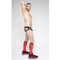 Maskulo Skulla Jockstrap in Zwart met Rode Accenten