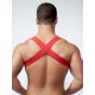 Mister B Urban X-Back Club Harness in Red