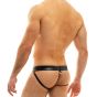 Modus Vivendi Black Leatherlook Jockstrap