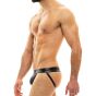 Modus Vivendi Black Leatherlook Jockstrap