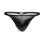 Modus Vivendi Leather Thong in Black