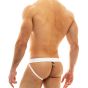 Modus Vivendi Lederlook Jockstrap in Weiß