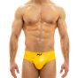 Modus Vivendi Viral Vinyl Bottomless Brief in Yellow