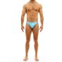 Modus Vivendi Viral Vinyl Low Cut Brief in Hellblau