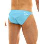 Modus Vivendi Viral Vinyl Low Cut Brief in Hellblau