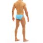 Modus Vivendi Viral Vinyl Low Cut Brief in Hellblau