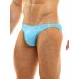 Modus Vivendi Viral Vinyl Low Cut Brief in Hellblau