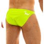 Modus Vivendi Viral Vinyl Low Cut Brief in Neon Yellow