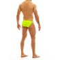 Modus Vivendi Viral Vinyl Low Cut Brief in Neon Yellow